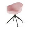 Blatt Levanzo Turn-stof met armleuning Zwarte poten-Roze Blatt Levanzo Turn-stof met armleuning Zwarte poten-Roze