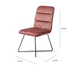 Jesper Home Aira Eetkamerstoel Blush- Cross Jesper Home Aira Eetkamerstoel Blush- Cross