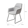 Jesper Home Kinko Eetkamerstoel Cloud- Slide Jesper Home Kinko Eetkamerstoel Cloud- Slide