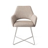 Jesper Home Yanai Eetkamerstoel - Biscuit Beach Cross Steel Jesper Home Yanai Eetkamerstoel - Biscuit Beach Cross Steel