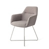Jesper Home Kinko Eetkamerstoel - Earl Grey Cross Steel Jesper Home Kinko Eetkamerstoel - Earl Grey Cross Steel