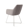 Jesper Home Kinko Eetkamerstoel - Earl Grey Cross Steel Jesper Home Kinko Eetkamerstoel - Earl Grey Cross Steel