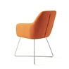 Jesper Home Kinko Eetkamerstoel - Tangerine Cross Steel Jesper Home Kinko Eetkamerstoel - Tangerine Cross Steel