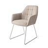 Jesper Home Noto Eetkamerstoel - Biscuit Beach Slide steel Jesper Home Noto Eetkamerstoel - Biscuit Beach Slide steel