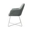 Jesper Home Noto Eetkamerstoel - Real Teal Cross steel Jesper Home Noto Eetkamerstoel - Real Teal Cross steel