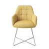 Jesper Home Noto Eetkamerstoel - Bumble Bee Cross steel Jesper Home Noto Eetkamerstoel - Bumble Bee Cross steel