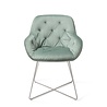Jesper Home Tara Eetkamerstoel Jade, Cross steel Jesper Home Tara Eetkamerstoel Jade, Cross steel