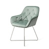 Jesper Home Tara Eetkamerstoel Jade, Cross steel Jesper Home Tara Eetkamerstoel Jade, Cross steel