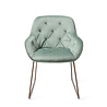Jesper Home Tara Eetkamerstoel - Jade, Slide Rose Gold Jesper Home Tara Eetkamerstoel - Jade, Slide Rose Gold