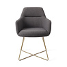 Jesper Home Kinko Eetkamerstoel - Shadow, Cross Gold Jesper Home Kinko Eetkamerstoel - Shadow, Cross Gold