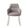 Jesper Home Kinko Eetkamerstoel - Earl Grey, Slide Gold Jesper Home Kinko Eetkamerstoel - Earl Grey, Slide Gold