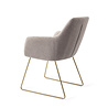 Jesper Home Kinko Eetkamerstoel - Earl Grey, Slide Gold Jesper Home Kinko Eetkamerstoel - Earl Grey, Slide Gold
