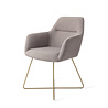Jesper Home Kinko Eetkamerstoel - Earl Grey, Cross Gold Jesper Home Kinko Eetkamerstoel - Earl Grey, Cross Gold