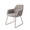 Jesper Home Kinko Eetkamerstoel - Earl Grey, Slide Rose Gold Jesper Home Kinko Eetkamerstoel - Earl Grey, Slide Rose Gold