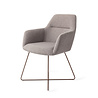 Jesper Home Kinko Eetkamerstoel - Earl Grey, Cross Rose Gold Jesper Home Kinko Eetkamerstoel - Earl Grey, Cross Rose Gold