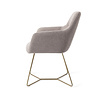 Jesper Home Kinko Eetkamerstoel - Earl Grey, Beehive Gold Jesper Home Kinko Eetkamerstoel - Earl Grey, Beehive Gold