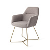 Jesper Home Kinko Eetkamerstoel - Earl Grey, Beehive Gold Jesper Home Kinko Eetkamerstoel - Earl Grey, Beehive Gold
