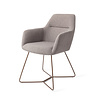Jesper Home Kinko Eetkamerstoel - Earl Grey, Beehive Rose Gold Jesper Home Kinko Eetkamerstoel - Earl Grey, Beehive Rose Gold