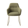 Jesper Home Kinko Eetkamerstoel - Green Hunter, Slide Gold Jesper Home Kinko Eetkamerstoel - Green Hunter, Slide Gold