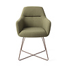 Jesper Home Kinko Eetkamerstoel - Green Hunter, Cross Rose Gold Jesper Home Kinko Eetkamerstoel - Green Hunter, Cross Rose Gold