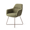 Jesper Home Kinko Eetkamerstoel - Green Hunter, Cross Rose Gold Jesper Home Kinko Eetkamerstoel - Green Hunter, Cross Rose Gold