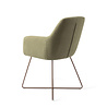 Jesper Home Kinko Eetkamerstoel - Green Hunter, Cross Rose Gold Jesper Home Kinko Eetkamerstoel - Green Hunter, Cross Rose Gold
