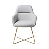 Jesper Home Kinko Eetkamerstoel - Cloud, Cross Gold Jesper Home Kinko Eetkamerstoel - Cloud, Cross Gold