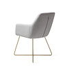 Jesper Home Kinko Eetkamerstoel - Cloud, Cross Gold Jesper Home Kinko Eetkamerstoel - Cloud, Cross Gold