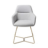 Jesper Home Kinko Eetkamerstoel - Cloud, Beehive Gold Jesper Home Kinko Eetkamerstoel - Cloud, Beehive Gold