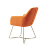Jesper Home Kinko Eetkamerstoel - Tangerine, Beehive Gold Jesper Home Kinko Eetkamerstoel - Tangerine, Beehive Gold
