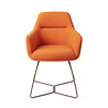 Jesper Home Kinko Eetkamerstoel - Tangerine, Beehive Rose Gold Jesper Home Kinko Eetkamerstoel - Tangerine, Beehive Rose Gold