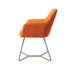 Jesper Home Kinko Eetkamerstoel - Tangerine, Beehive Rose Gold Jesper Home Kinko Eetkamerstoel - Tangerine, Beehive Rose Gold