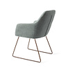 Jesper Home Noto Eetkamerstoel - Real Teal, Slide Rose Gold Jesper Home Noto Eetkamerstoel - Real Teal, Slide Rose Gold