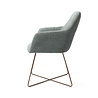 Jesper Home Noto Eetkamerstoel - Real Teal, Cross Rose Gold Jesper Home Noto Eetkamerstoel - Real Teal, Cross Rose Gold