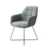 Jesper Home Noto Eetkamerstoel - Real Teal, Cross Rose Gold Jesper Home Noto Eetkamerstoel - Real Teal, Cross Rose Gold
