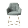 Jesper Home Noto Eetkamerstoel - Real Teal, Beehive Gold Jesper Home Noto Eetkamerstoel - Real Teal, Beehive Gold
