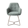 Jesper Home Noto Eetkamerstoel - Real Teal, Beehive Rose Gold Jesper Home Noto Eetkamerstoel - Real Teal, Beehive Rose Gold