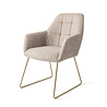 Jesper Home Noto Eetkamerstoel - Biscuit Beach, Slide Gold Jesper Home Noto Eetkamerstoel - Biscuit Beach, Slide Gold