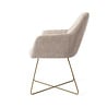 Jesper Home Noto Eetkamerstoel - Biscuit Beach, Cross Gold Jesper Home Noto Eetkamerstoel - Biscuit Beach, Cross Gold