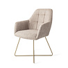 Jesper Home Noto Eetkamerstoel - Biscuit Beach, Cross Gold Jesper Home Noto Eetkamerstoel - Biscuit Beach, Cross Gold