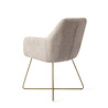 Jesper Home Noto Eetkamerstoel - Biscuit Beach, Cross Gold Jesper Home Noto Eetkamerstoel - Biscuit Beach, Cross Gold