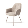 Jesper Home Noto Eetkamerstoel - Biscuit Beach, Cross Rose Gold Jesper Home Noto Eetkamerstoel - Biscuit Beach, Cross Rose Gold