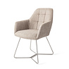 Jesper Home Noto Eetkamerstoel - Biscuit Beach, Beehive Steel Jesper Home Noto Eetkamerstoel - Biscuit Beach, Beehive Steel