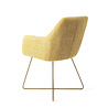 Jesper Home Noto Eetkamerstoel - Bumble Bee, Cross Gold Jesper Home Noto Eetkamerstoel - Bumble Bee, Cross Gold