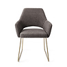 Jesper Home Yanai Eetkamerstoel - Amazing Grey, Slide Gold Jesper Home Yanai Eetkamerstoel - Amazing Grey, Slide Gold