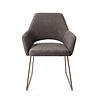 Jesper Home Yanai Eetkamerstoel - Amazing Grey, Slide Rose Gold Jesper Home Yanai Eetkamerstoel - Amazing Grey, Slide Rose Gold