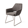 Jesper Home Yanai Eetkamerstoel - Amazing Grey, Slide Rose Gold Jesper Home Yanai Eetkamerstoel - Amazing Grey, Slide Rose Gold