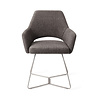 Jesper Home Yanai Eetkamerstoel - Amazing Grey, Beehive Steel Jesper Home Yanai Eetkamerstoel - Amazing Grey, Beehive Steel
