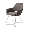 Jesper Home Yanai Eetkamerstoel - Amazing Grey, Beehive Steel Jesper Home Yanai Eetkamerstoel - Amazing Grey, Beehive Steel