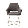 Jesper Home Yanai Eetkamerstoel - Amazing Grey, Beehive Gold Jesper Home Yanai Eetkamerstoel - Amazing Grey, Beehive Gold